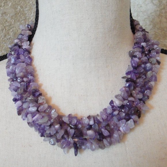 Unknown Jewelry - Amethyst Choker